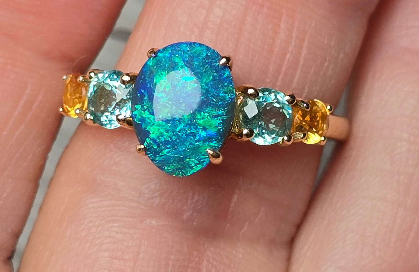 BRONTE Ring 14K Yellow Gold