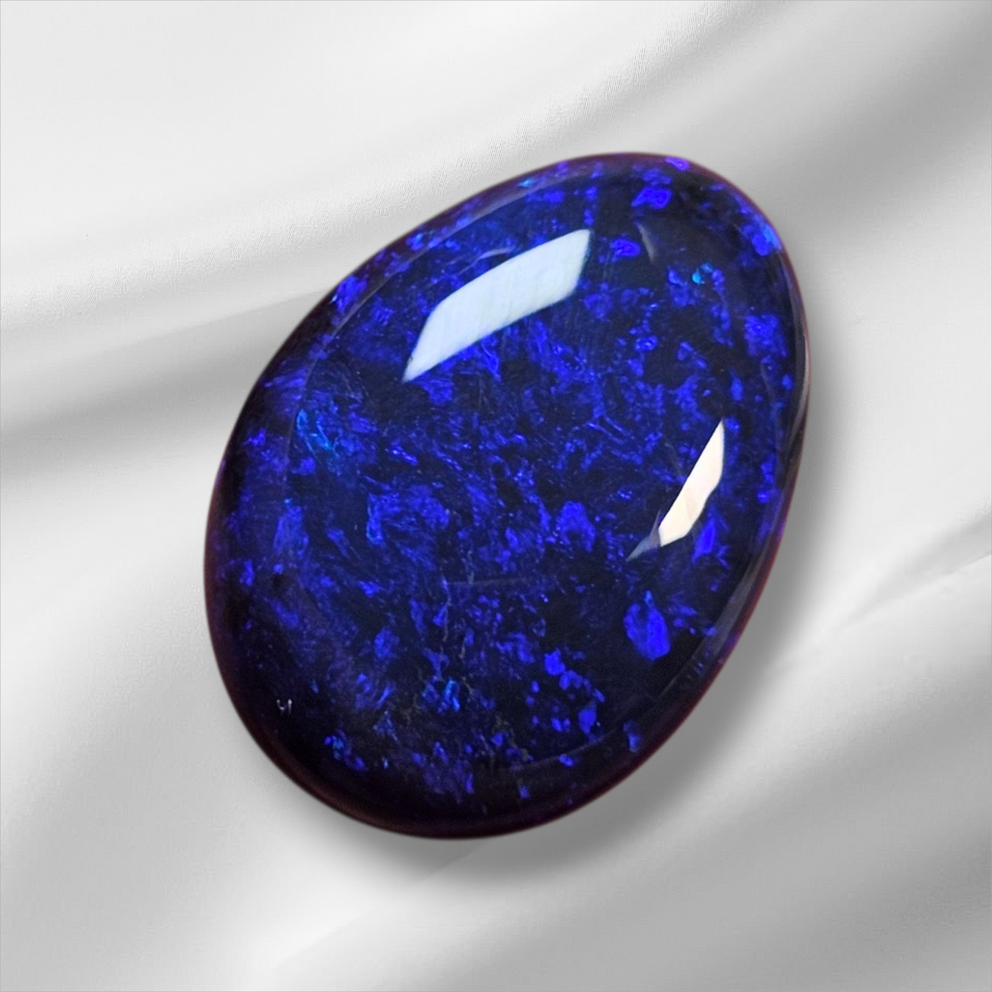 Royal Blue Lightning Ridge Black Opal 12.40 Carats