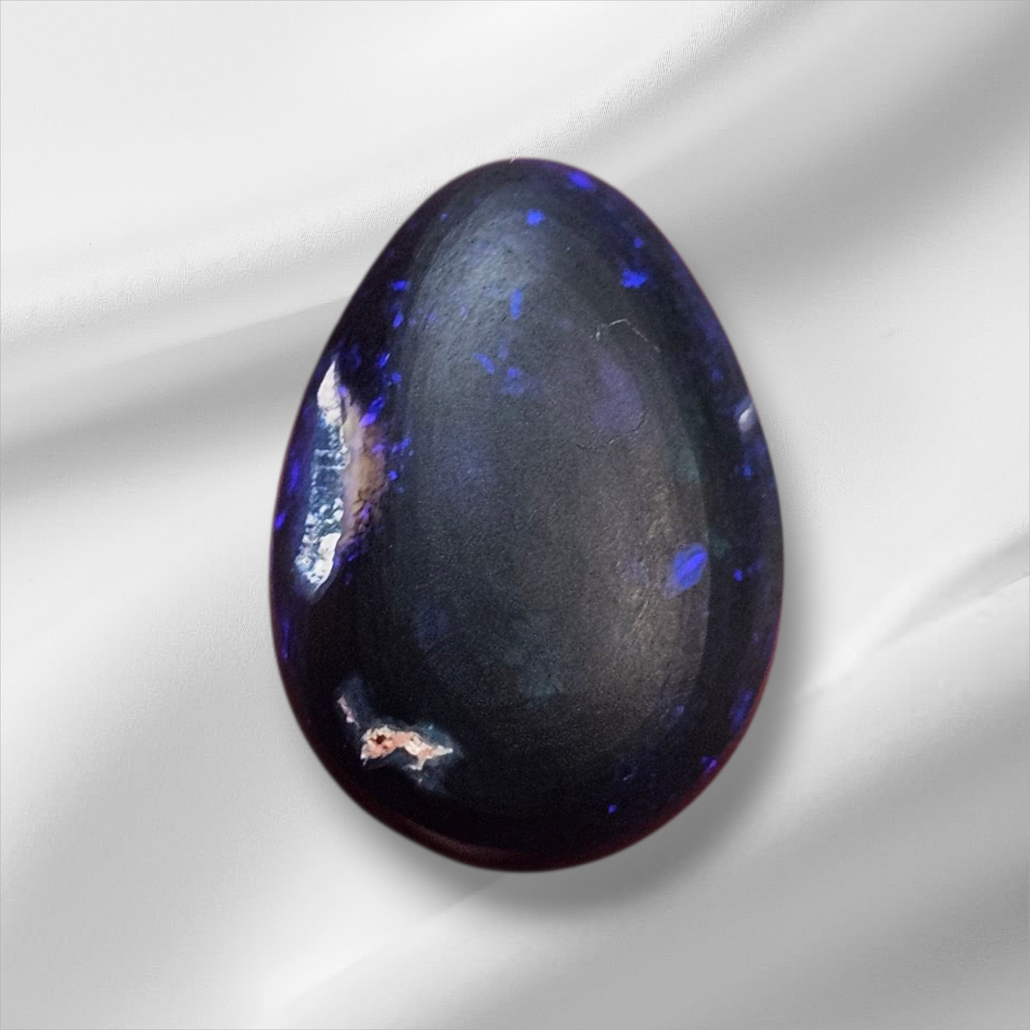 Royal Blue Lightning Ridge Black Opal 12.40 Carats