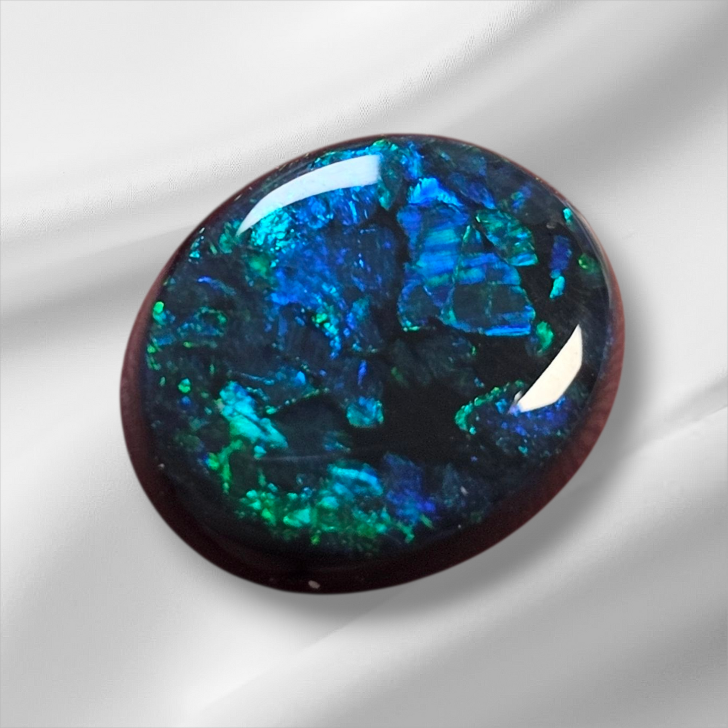 2.85 ct Black Opal Gem from Lightning Ridge
