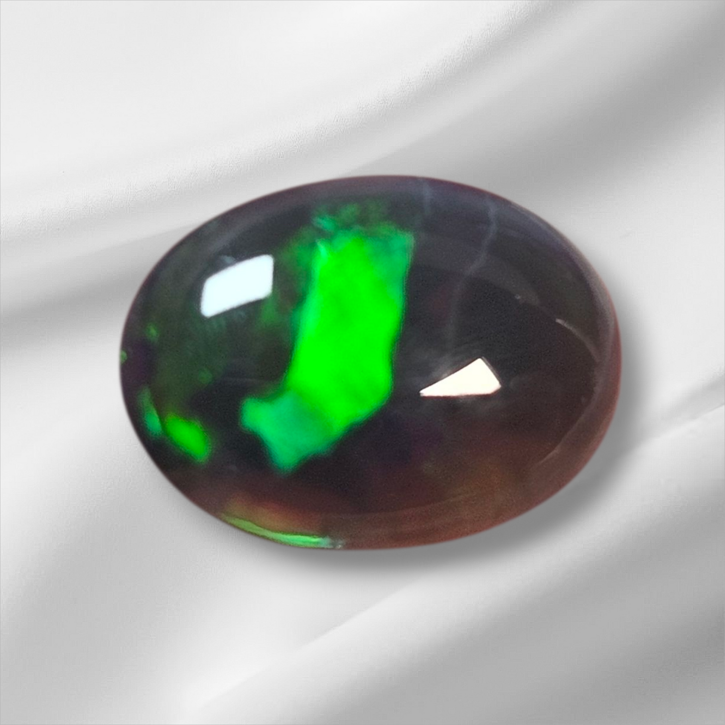 1.50 ct Black Crystal Opal Gem from Lightning Ridge