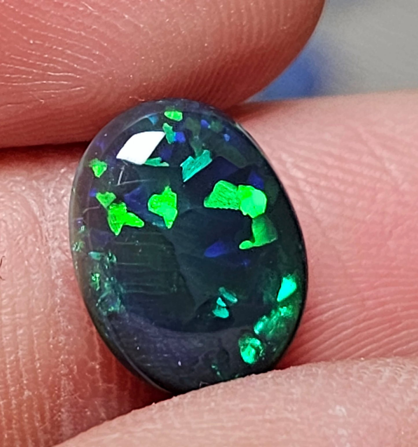 Pattern combinations 2.55ct Black Opal