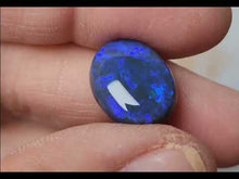 Load and play video in Gallery viewer, 1.84 BLUE ON BLACK OPAL READY TO BE SET
