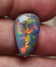 Load image into Gallery viewer, 5.68 INCREDIBLE FIRE AND PATTERN BLACK OPAL GEM
