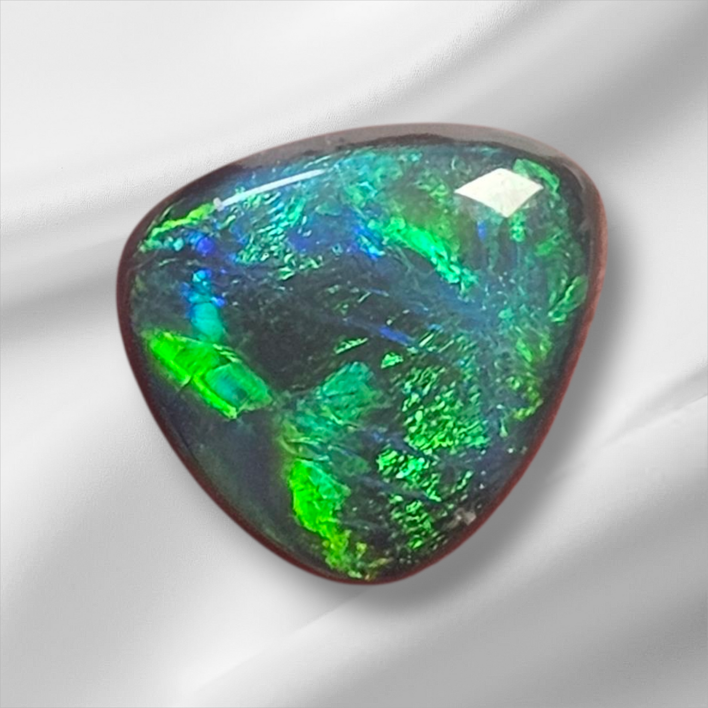 1.95 Ct Black Opal Gem from Lightning Ridge