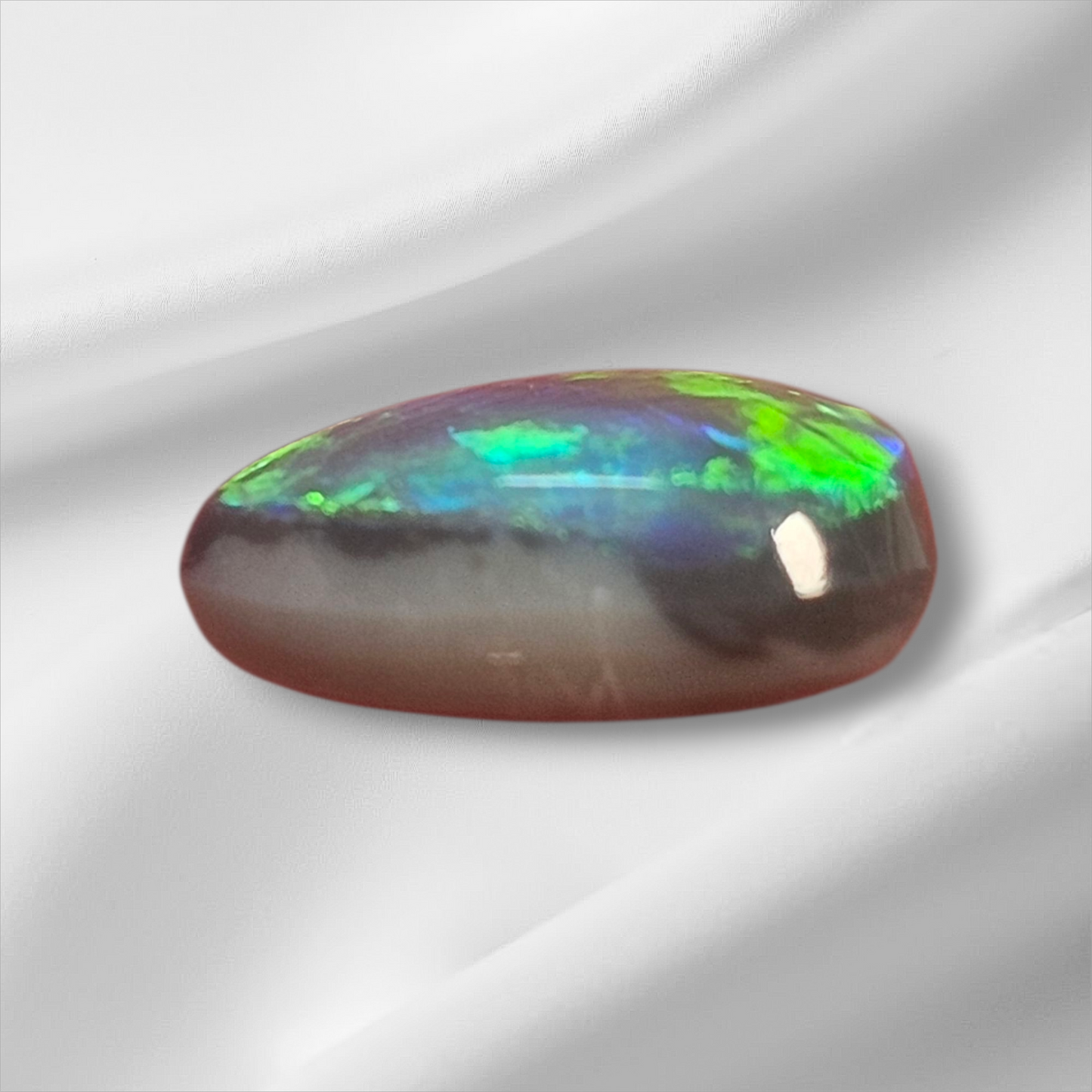 1.95 Ct Black Opal Gem from Lightning Ridge