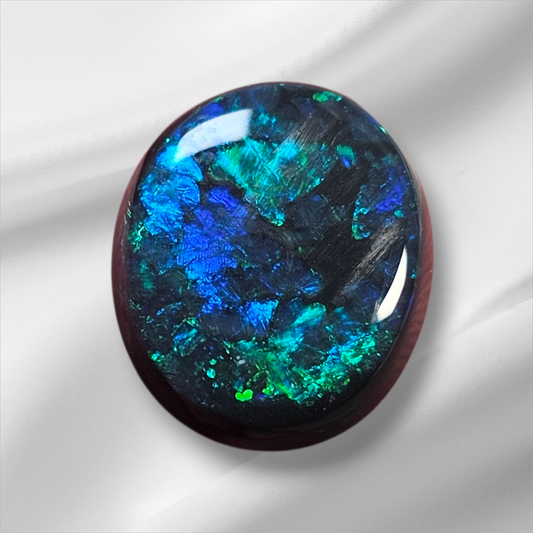 2.85 ct Black Opal Gem from Lightning Ridge