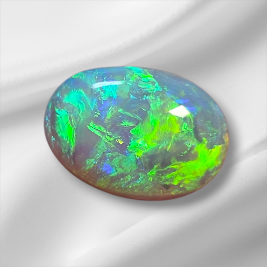 2.65 ct Semi-Black Opal Gem from Lightning Ridge
