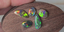 Load and play video in Gallery viewer, Bright 5.60 Cts Black Opal Lot 5 pcs
