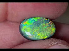 Load and play video in Gallery viewer, Neon Bright 3.65 cts Black Opal
