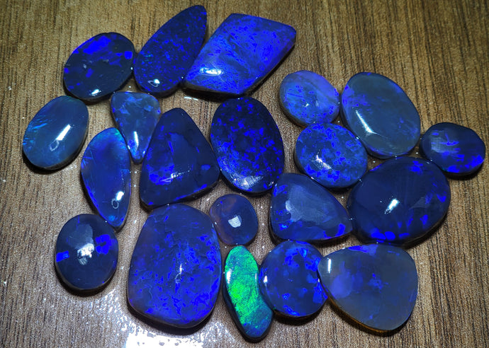 AAA GRADE BLACK OPAL ROUGH RUBBED SEMIFINISHED  CARATS