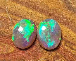 Opal Pair Ready to be set