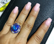 Load image into Gallery viewer, AUSTRALIAN BLACK OPAL RING
